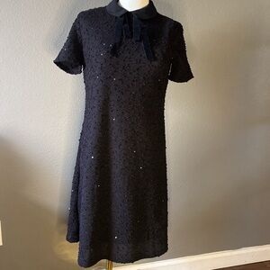 Elle Black Sequin Mini Dress